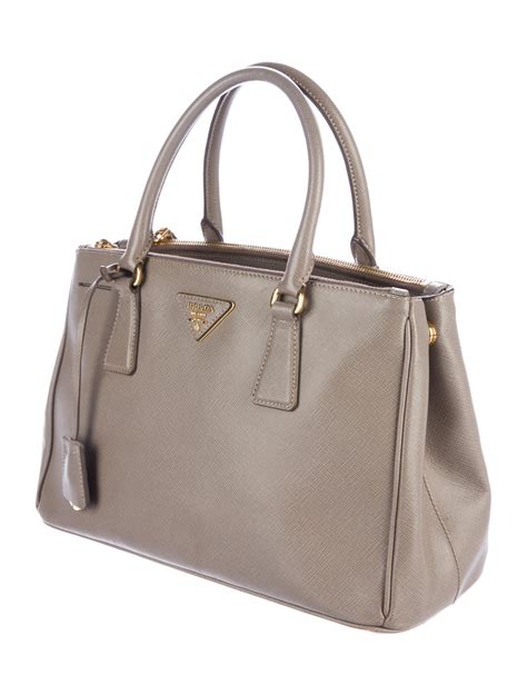 prada saffiano small galleria tote cammeo|PRADA Saffiano Small Galleria Double Zip Tote Cammeo.